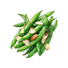 Delicious Green Beans with Toasted Almonds - Healthy Food Photography