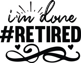Retirement SVG Design
