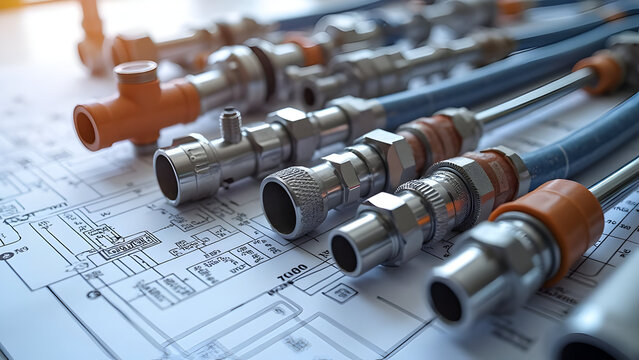 PEX Plumbing Components Radiant Heating Blueprints