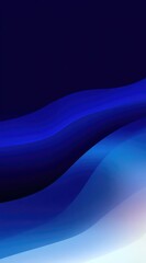 Abstract image featuring undulating layers of deep to light blues, creating a serene and fluid visual experience