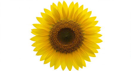 Obraz premium sunflower isolated on white background