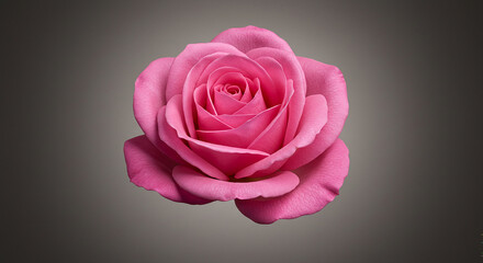 pink rose on black background