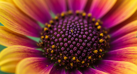 close up of a sunflower