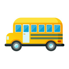 School Bus &ndash; Transport Education Illustration