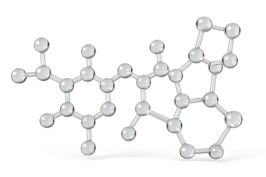 Molecule structure science chemistry model atom medical research dna biology scientific diagram vector