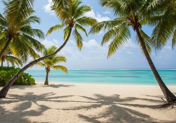 Obraz premium Emerald Shores, Whispering Palms
