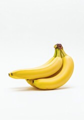 Ripe Yellow Bananas Bunch, Fresh Fruit Photography