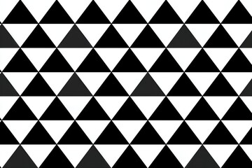 Minimal black and white triangle pattern