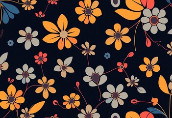 Abstract minimalist linear floral geometric seamless pattern Luxurious elegant design, stylish vector background,  geometric pattern,  floral