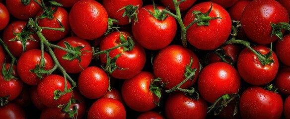 The vibrant and fresh tomatoes ready for culinary delight and nutrition.