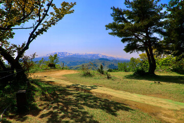 春日山城跡・天守台跡（新潟県・上越市）
