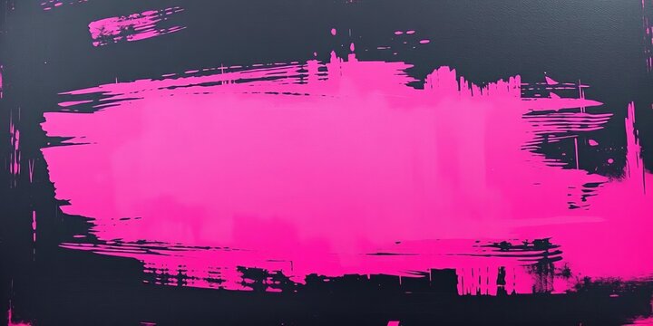 Abstract pink black grunge texture, bold brushstrokes, distressed paint effect, design, stroke