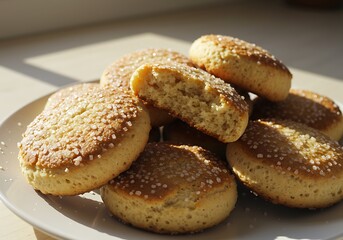 Golden Crumbs, Sun-Kissed Delight