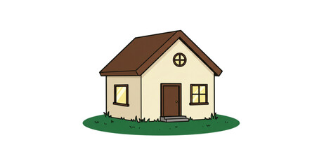 house made of green grass