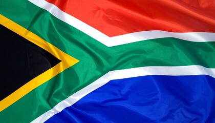 Obraz premium waving flag of south africa