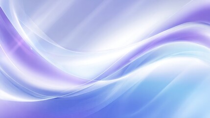 Naklejka premium Soft waves of blue and purple blend seamlessly, creating a soothing effect. This abstract design evokes a sense of tranquility and harmony, ideal for relaxation.