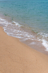waves on the sand beach