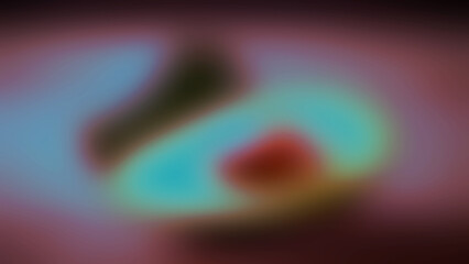 Abstract Blurred Background: Vibrant Hues and Organic Forms