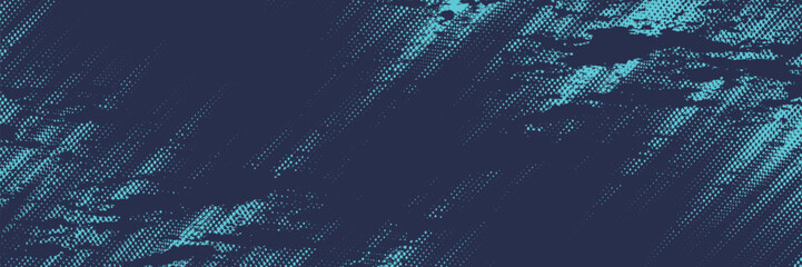 Obraz premium Abstract blue banner design vector, dynamic sporty horizontal background template for media promotion or web banner