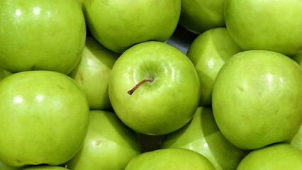 fresh ripe green apple background