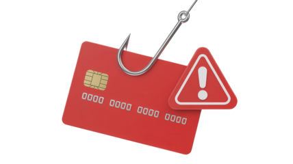 Secure your finances from deceptive phishing scams and dangerous credit card fraud with this visual warning of online financial threats.