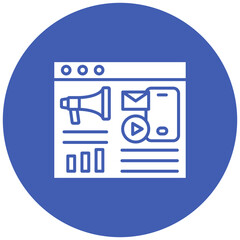 Online marketing Icon