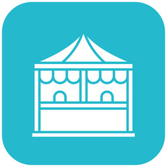 Ticket house Icon