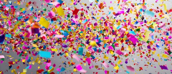 Obraz premium product launch celebration confetti startup hub