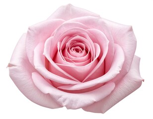Close-up of a delicate pink rose
