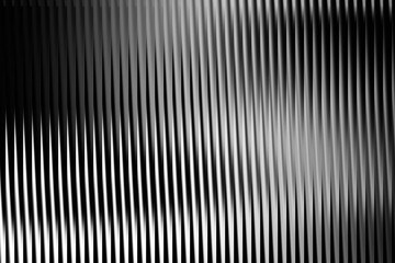 Obraz premium Abstract Vertical Silver and Black Stripes with Wavy Light Reflections background