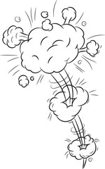 Unique hand-drawn anime and manga motion elements. This vector set includes expressive speed clouds, dynamic lines, emotional doodles, speech bubbles, and action effects – perfect for ad