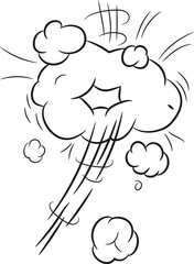 Unique hand-drawn anime and manga motion elements. This vector set includes expressive speed clouds, dynamic lines, emotional doodles, speech bubbles, and action effects – perfect for ad