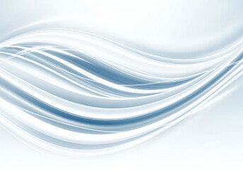 Obraz premium Soft abstract background with flowing blue and white waves