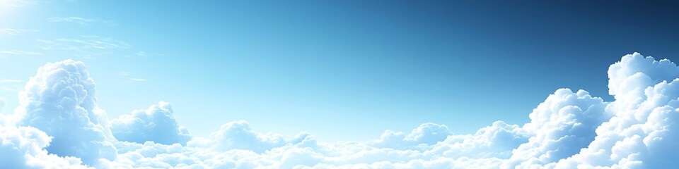 Beautiful sky background with fluffy clouds wallpaper for desktop and mobile phone wallpaper hd download