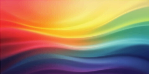 Obraz premium Abstract colorful rainbow background with bright artistic waves and textured design