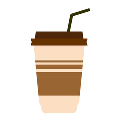 coffee cup icon, paper cup of coffee, drink cup
