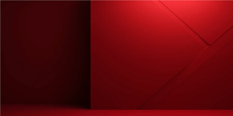 Red abstract background with a pattern and festive design elements