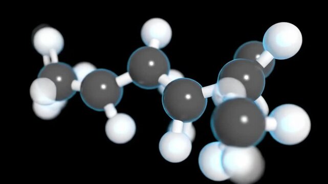 Molecular structure, 3D spheres