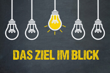 Das Ziel im Blick	
