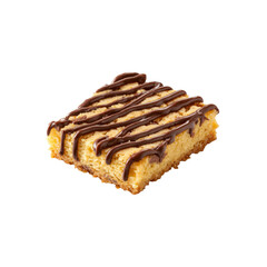 Delicious Chocolate Drizzled Blondie Brownie Square