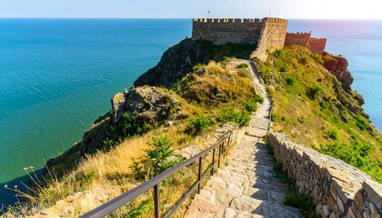 Coastal fortress on a clifftop