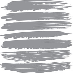 Obraz premium Vector black ink brush strokes in a set for grunge borders, frames, and banners with a paint texture on paper