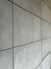 Ściana z płyt betonowych architektonicznych