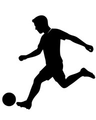 football player silhouette