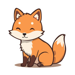 Cartoon fox vector
