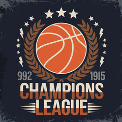  2d vector illustration sports vintage basketball design t shirt icon design celebrating a team's championship items logo ball soccer eagle animal ball 