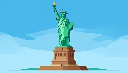 Cartoon Statue of Liberty