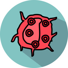 Natural Killer Cell lineal color icon