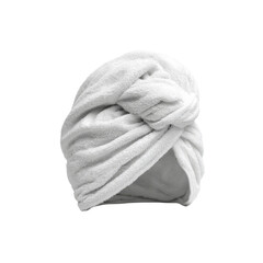 White Soft Towel Turban for Hair Drying After Shower