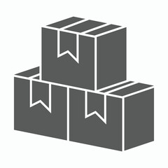 box icon, package vector